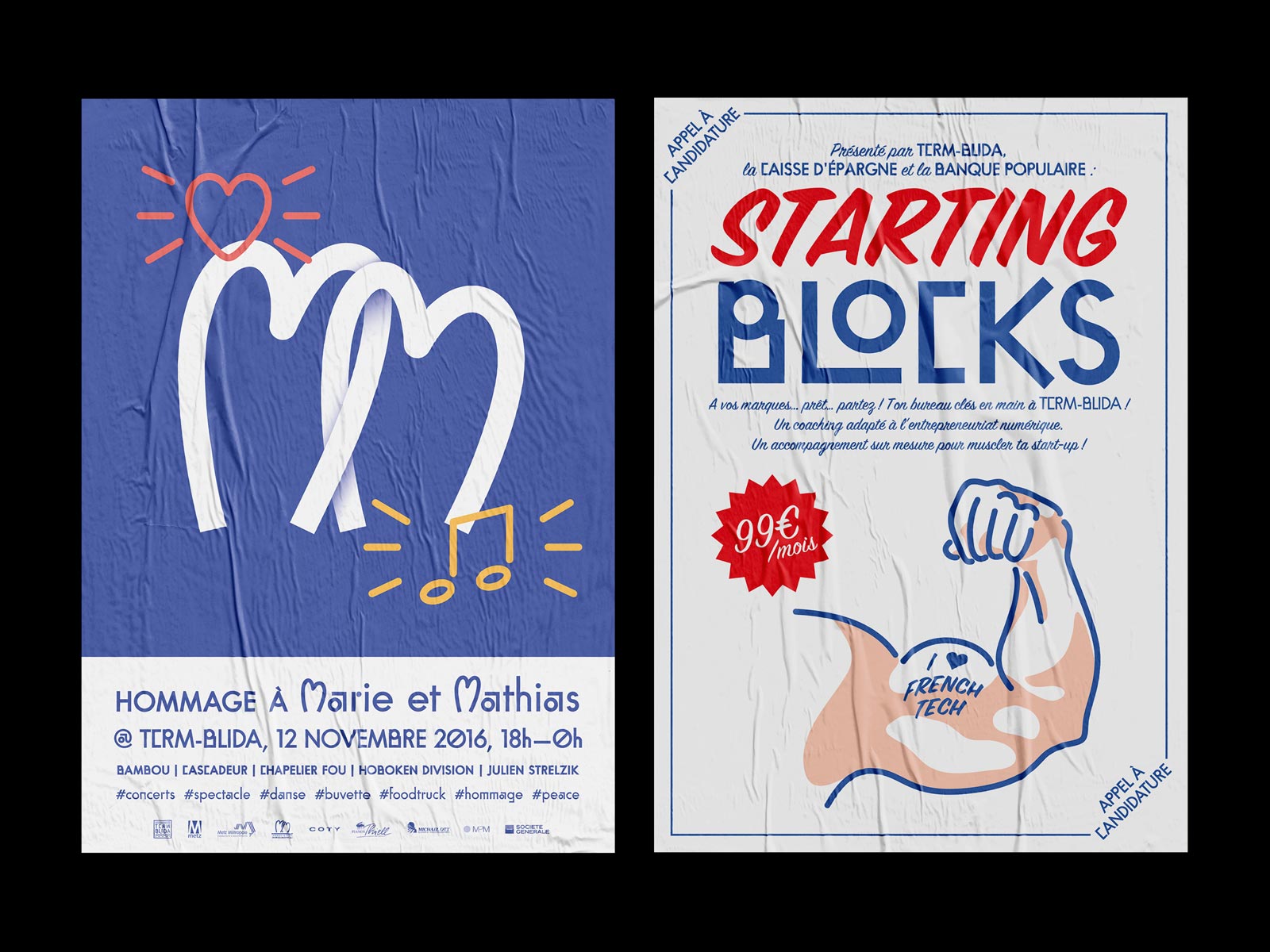 Marie et Mathias, Starting Blocks