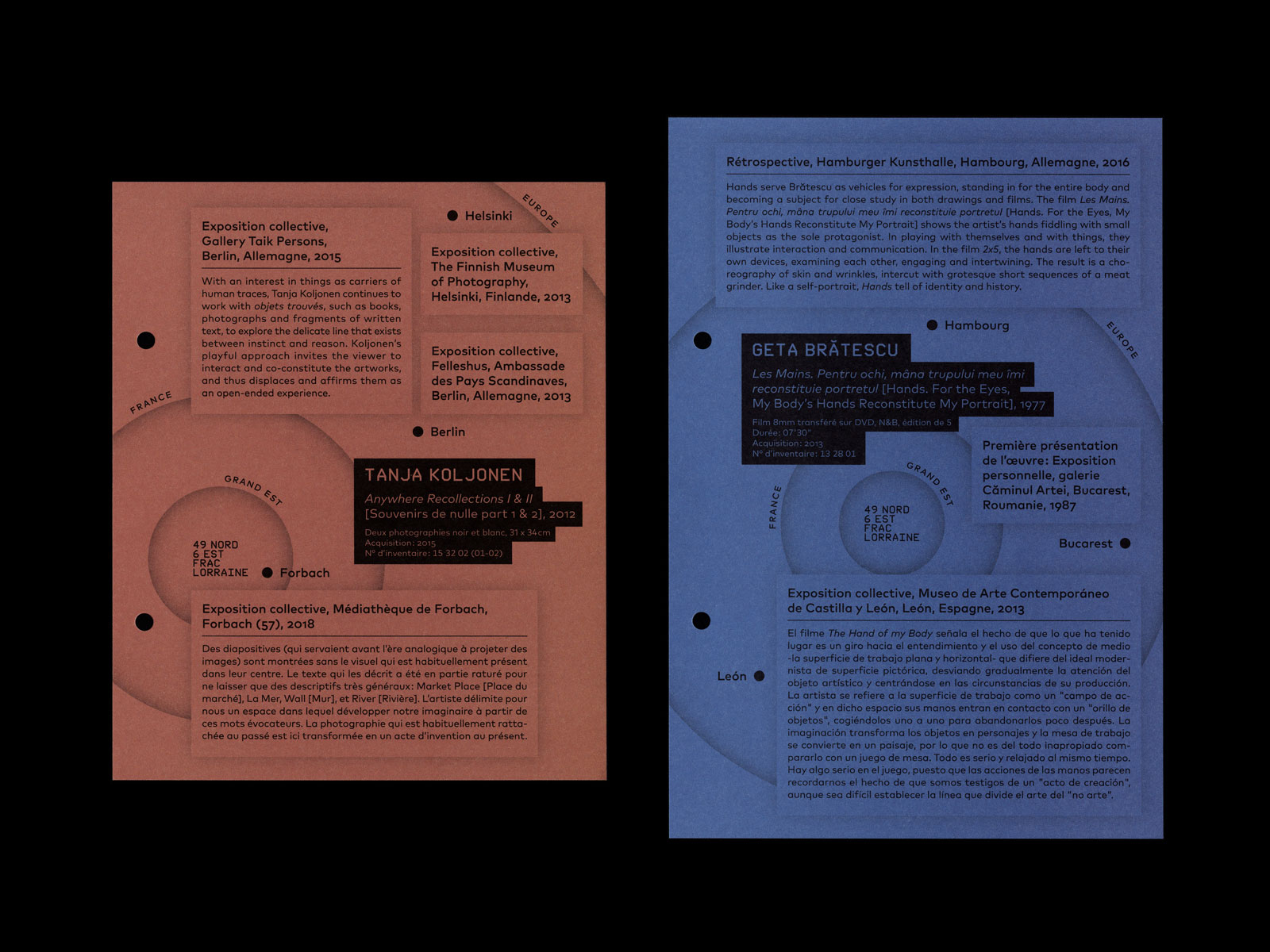 Présences voyageuses 2 pages