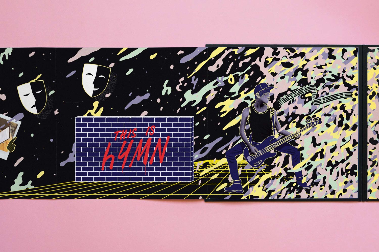 Hymne illustration bassiste