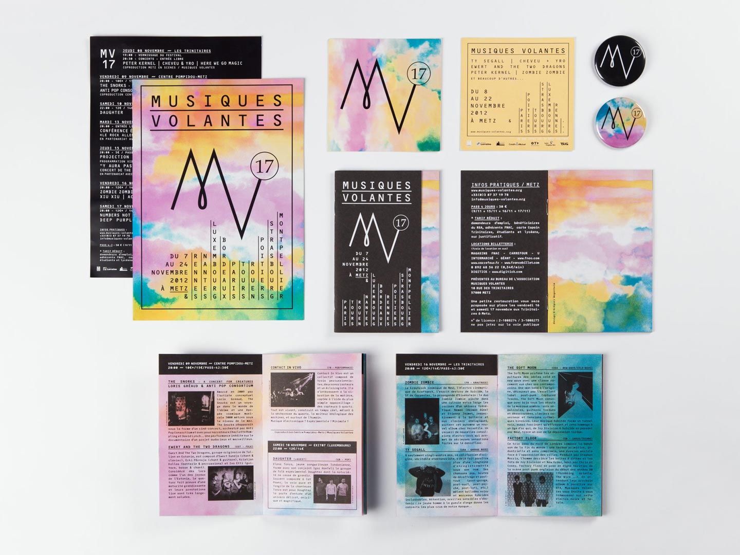 Musiques Volantes 17 supports imprimés face