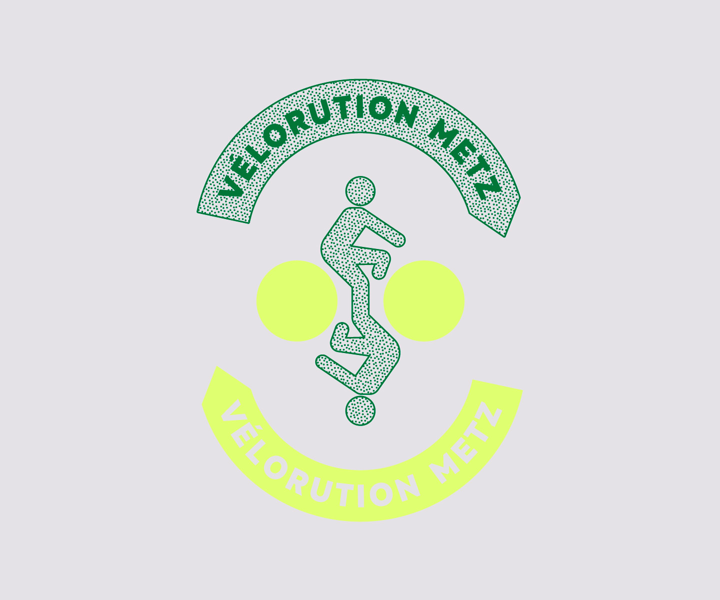 Vélorution Metz logo couleurs